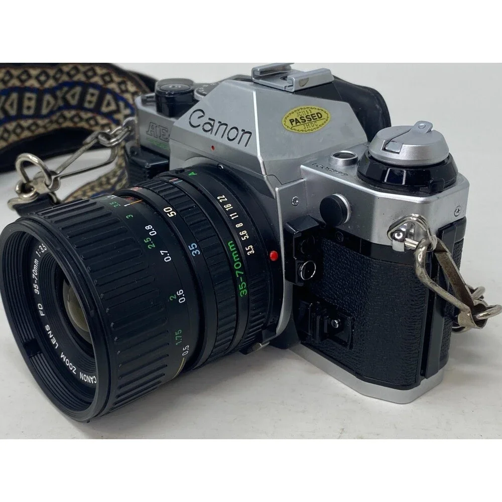 Canon AE-1 35mm Film SLR Camera Kit Lenses‎ Zoom Macro Flash 50mm 28-80 80-200